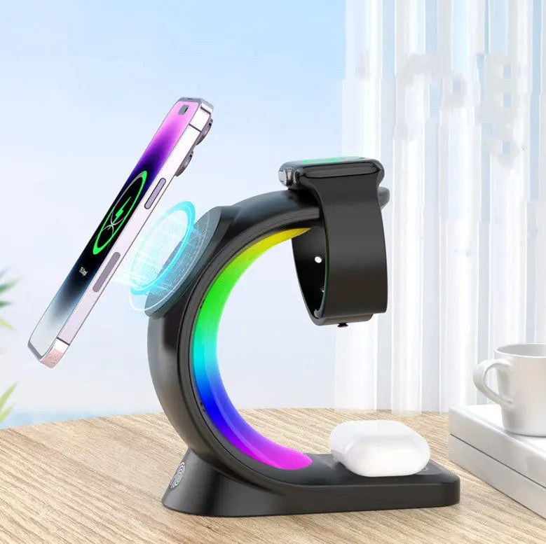 4 In 1 Light Charging Magnetic Wireless Charging Station