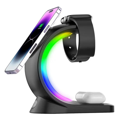 4 In 1 Light Charging Magnetic Wireless Charging Station