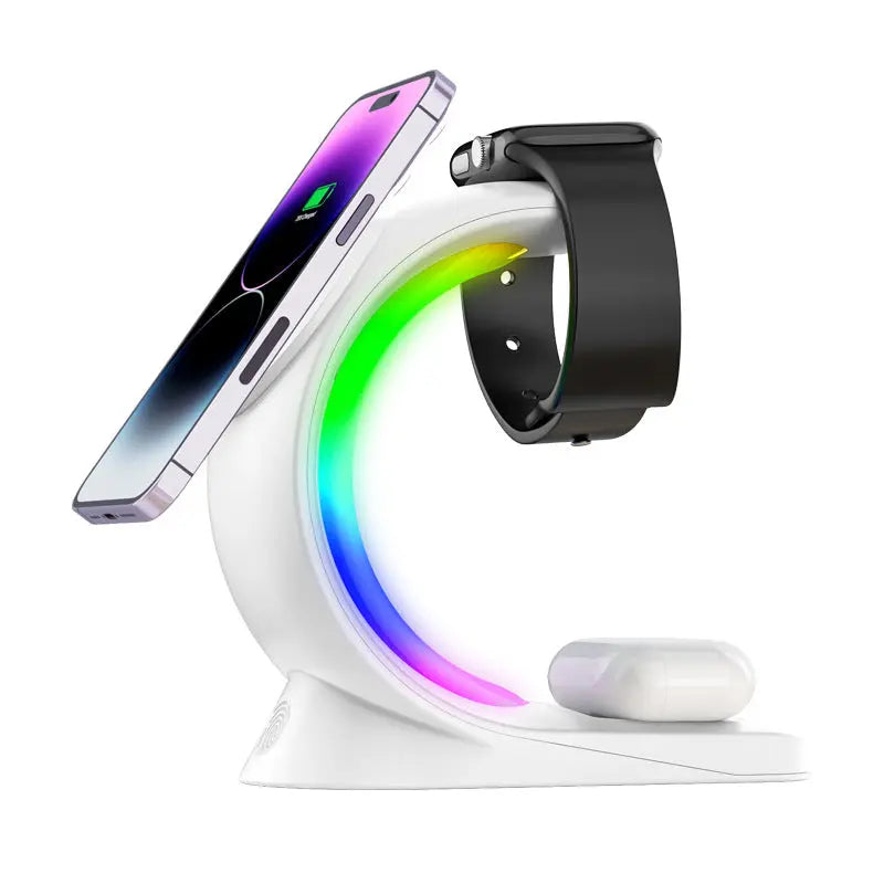 4 In 1 Light Charging Magnetic Wireless Charging Station